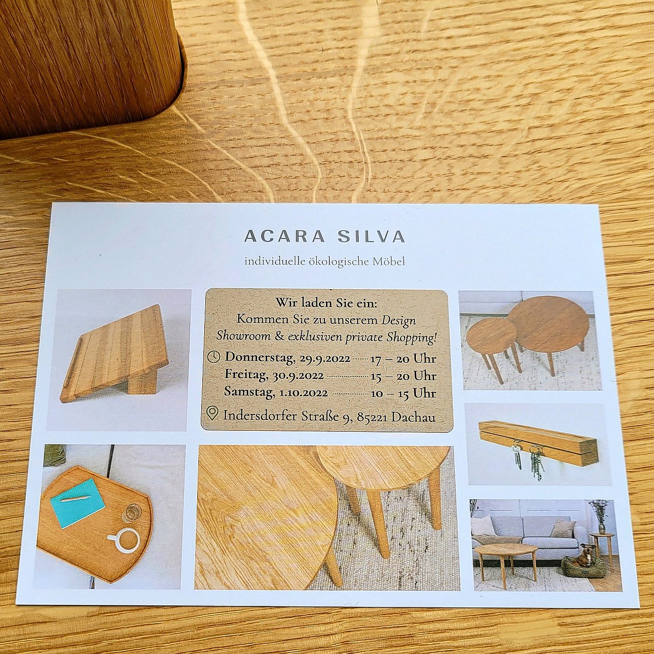 Einladung zum Design Showroom